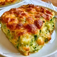 Cheesy Zucchini Casserole for 8 Servings