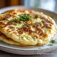 Viral Cottage Cheese Flatbread Recipe for 2 Servings