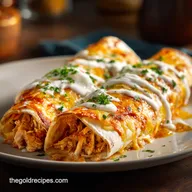 White Chicken Enchiladas: Creamy and Baked