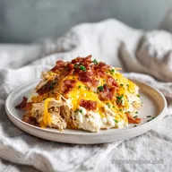 Crack Chicken: Creamy, Slow-Cooked Dinner for 8 Servings