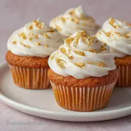 Edible Gold Flake Cupcakes for 12