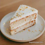 Fancy Gold Leaf Cake for 12 Servings