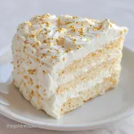 Gold Dusted Buttercream Cake for 12