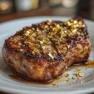 Gold Leaf Steak Garnish in 27 Minutes