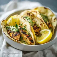 Grilled Mediterranean Chicken Tacos