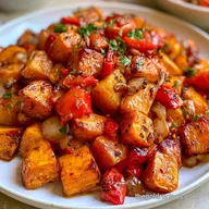 Crispy Sweet Potato Hash for 4 Servings