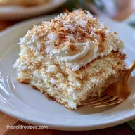 Homemade Coconut Cream Cake for 16