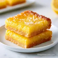Lemon Cookie Bars Recipe for 16 Bars