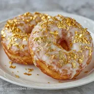 Luxury Edible Gold Donuts: Fluffy