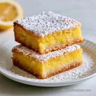 Meyer Lemon Bars with Shortbread Crust