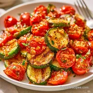 Roasted Zucchini Tomatoes in 30 Minutes