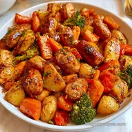 Sausage Sheet Pan Dinner with Potatoes