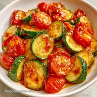 Sauteed Zucchini with Tomatoes in 25 Min