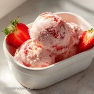 Strawberry Protein Ice Cream for 2 Servings