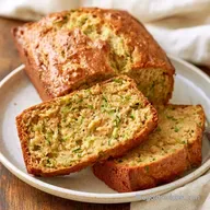Whole Wheat Zucchini Bread for 10 Slices