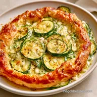 Zucchini Goat Cheese Tart in 55 Minutes