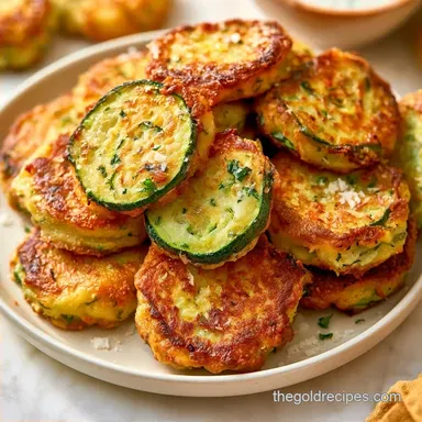 Baked Zucchini Fritters with Parmesan