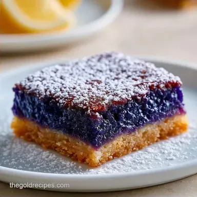 Blueberry Lemon Bars for 16 Servings