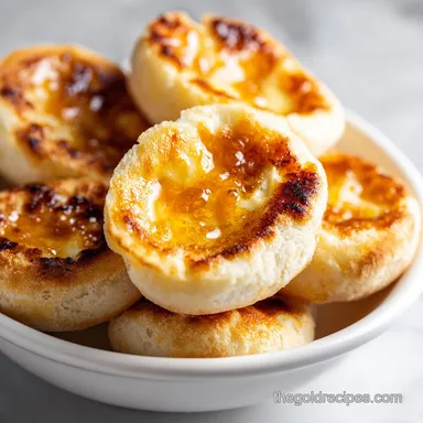 Buttery English Muffins: Velvety
