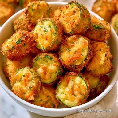 Crispy Cheesy Zucchini Bites