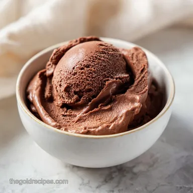 Chocolate Protein Ice Cream: Silky & Fudgy Recipe Card
