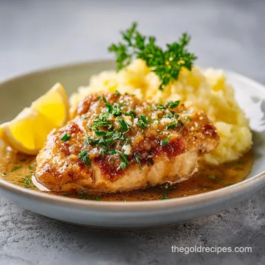 Chicken Piccata: Pan-Seared Cutlets in 30 Minutes Recipe Card