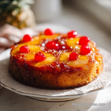 Classic Pineapple Upside Down Cake for 12 Servings