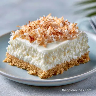 Coconut Cream Bars with Coconut Milk Recipe Card