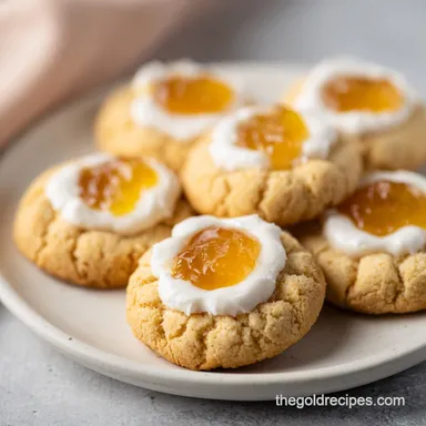 Coconut Jam Thumbprint Cookies: 35 Min Recipe Card