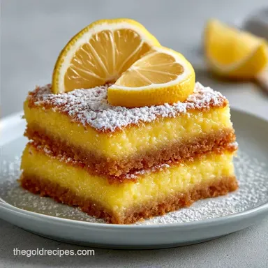 Coconut Lemon Bars in 55 Minutes