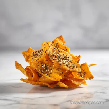 Crispy Cottage Cheese Chips Recipe Card