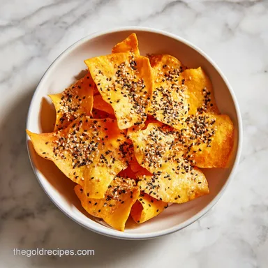 Crispy Cottage Cheese Chips