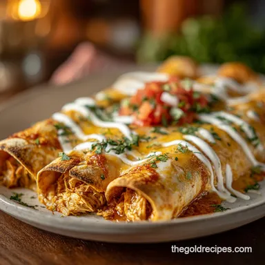White Chicken Enchiladas: Creamy Baked Dinner in 45 Minutes Recipe Card
