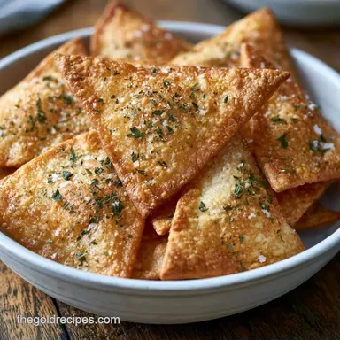 Crispy Air Fryer Pita Chips in 13 Minutes Recipe Card