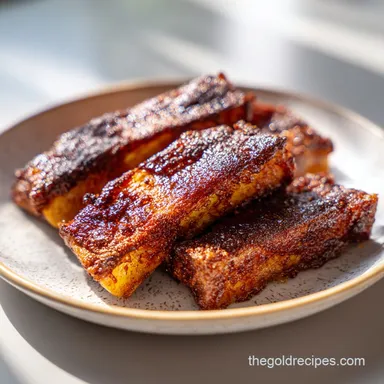 Easy Corn Ribs Air Fryer Recipe for 4
