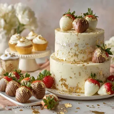 9 Easy Edible Gold Dessert Recipes for Parties