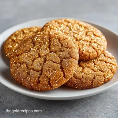 Edible Gold Dust Cookies in 25 Minutes Recipe Card