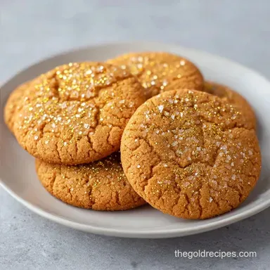 Edible Gold Dust Cookies in 25 Minutes