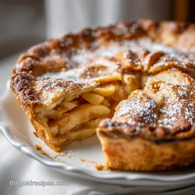 Flaky Apple Pie in 75 Minutes: Shattering Crust and Tart Filling Recipe Card