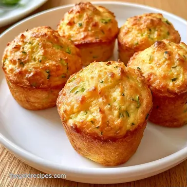 Zucchini Muffins with Almond Flour Recipe Card