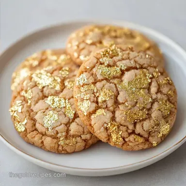 Gold Leaf Sugar Cookies in 27 Minutes