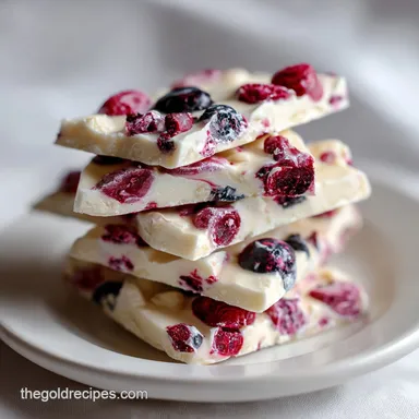 Greek Yogurt Berry Bark: Ready in 3h 5min