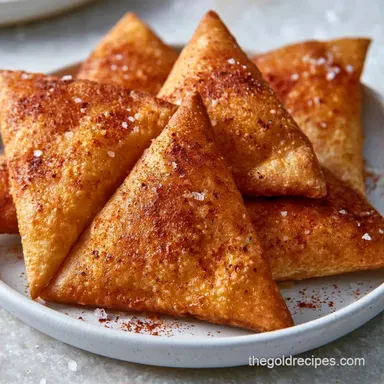 Healthy Baked Pita Chips in 15 Minutes Recipe Card