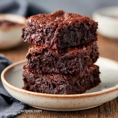 Almond Flour Zucchini Brownies Recipe Card