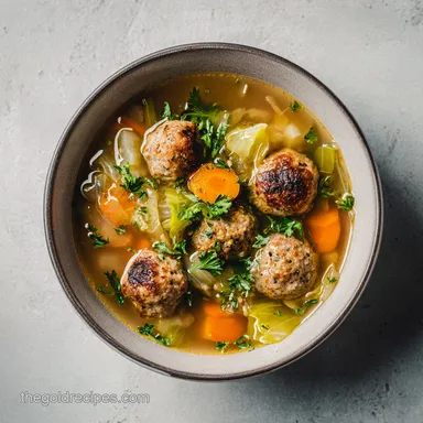 Meatball Soup: One-Pot Recipe Ready in 40 Minutes