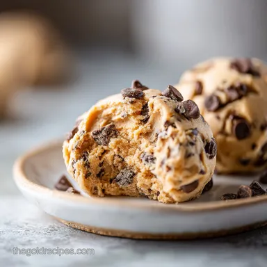 High Protein Cottage Cheese Cookie Dough in 5 Mins Recipe Card