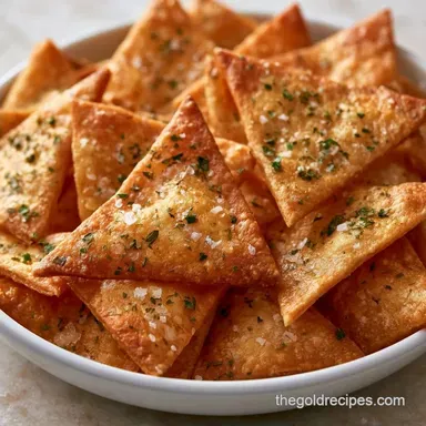 Homemade Pita Chips in 20 Minutes