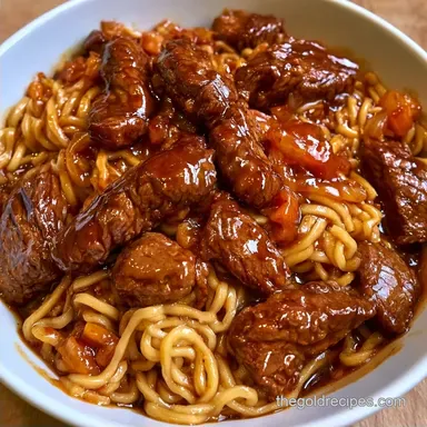 Mongolian Beef Ramen in 30 Minutes