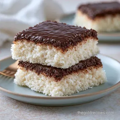 No Bake Coconut Bars in 10 Minutes