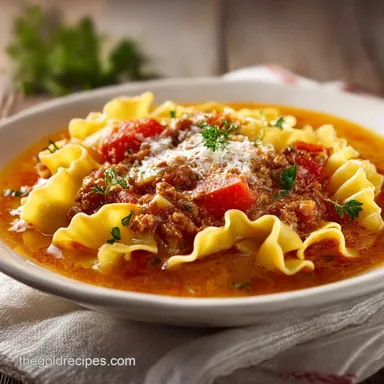Mouthwatering One Pot Lasagna Soup: A Hearty 40-Minute Meal